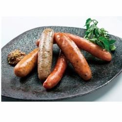 Assorted sausages