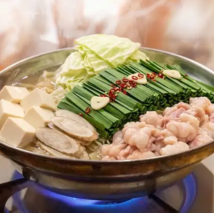 All-you-can-eat yakitori ◆ [2.5 hours all-you-can-eat and drink with draft beer ◆ Rich Hakata motsunabe (offal hot pot) ♪] '¥4700 → ¥4000'