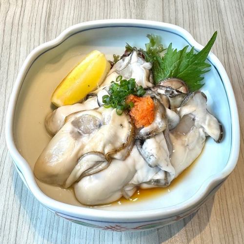 生牡蠣ポン酢