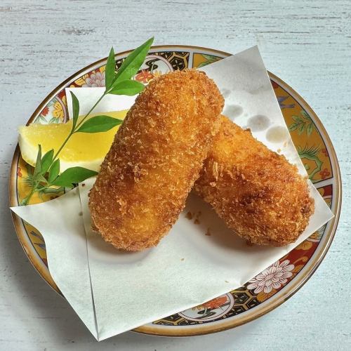手作りカニクリームコロッケ
