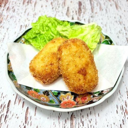 手作りカニクリームコロッケ