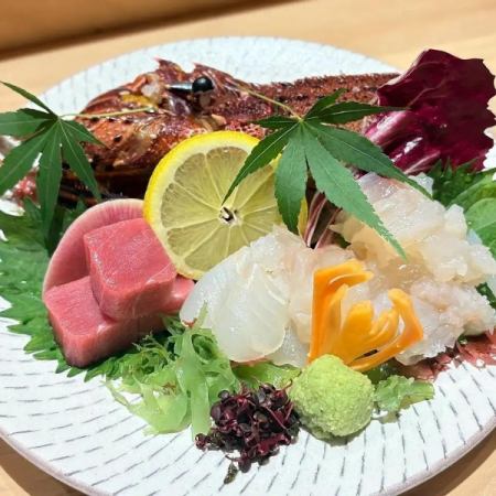 [Food only] A selection of exquisite dishes! Savor the luxurious flavors to your heart's content with the "New Japanese Tenshukaku Course" (10 dishes total)