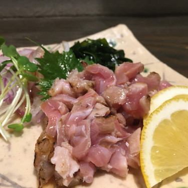 長州黒かしわの肉厚たたき　※