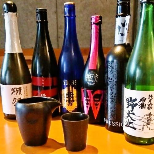 ★1日10人限定★厳選日本酒！３種飲み比べセット＋ペアリング料理１品（写真はイメージです）