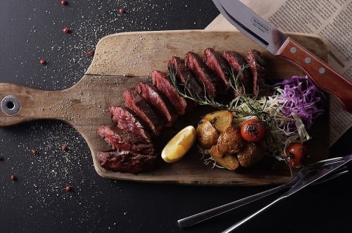 호주산 쇠고기 하라미 스테이크