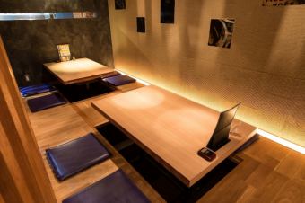 Semi-private room with tatami mat seats ♪ A calm atmosphere, so of course for girls' parties, dates and joint parties ◎