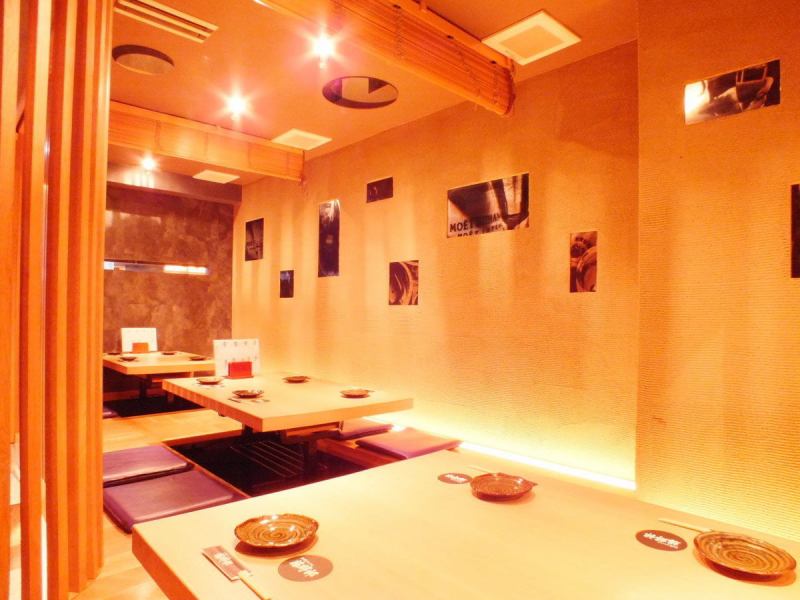 【Private space】 There is a semi-private room seat perfect for couples and females ♪ We recommend relaxingly relaxing for girls' association and families.Reservations for various banquets and girls' societies as soon as possible are also recommended for dates ♪