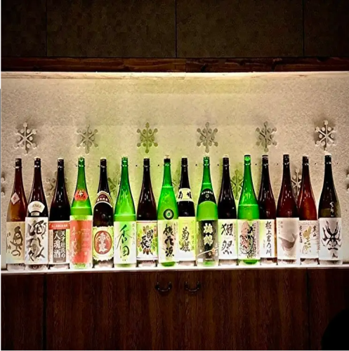 Enjoy carefully selected Japanese sake!