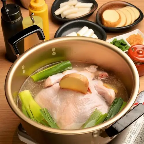 女性大人気!国産鶏!!まるごと一羽を使用した【タッカンマリ】