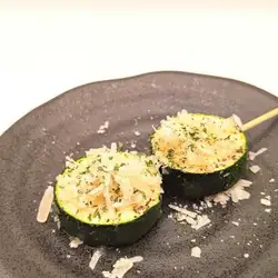 숯불구이 호박 꼬치 ~ 팔미자노 치즈가케 ~