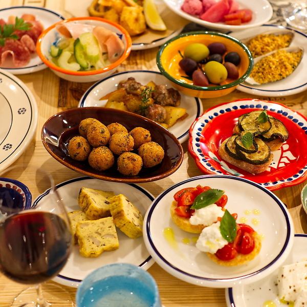 郷土料理13種のフルコース