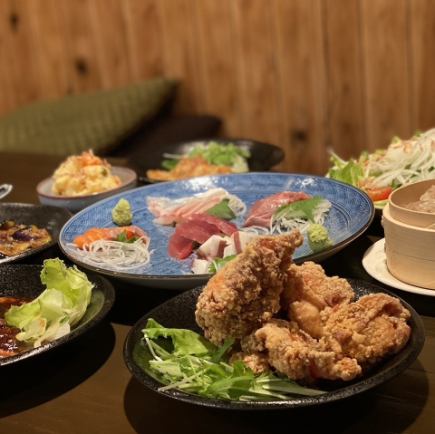 女子会コース 2時間飲み放題付 3500円(税込)