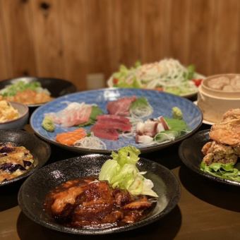 満足コース 2時間飲み放題付 5000円(税込)