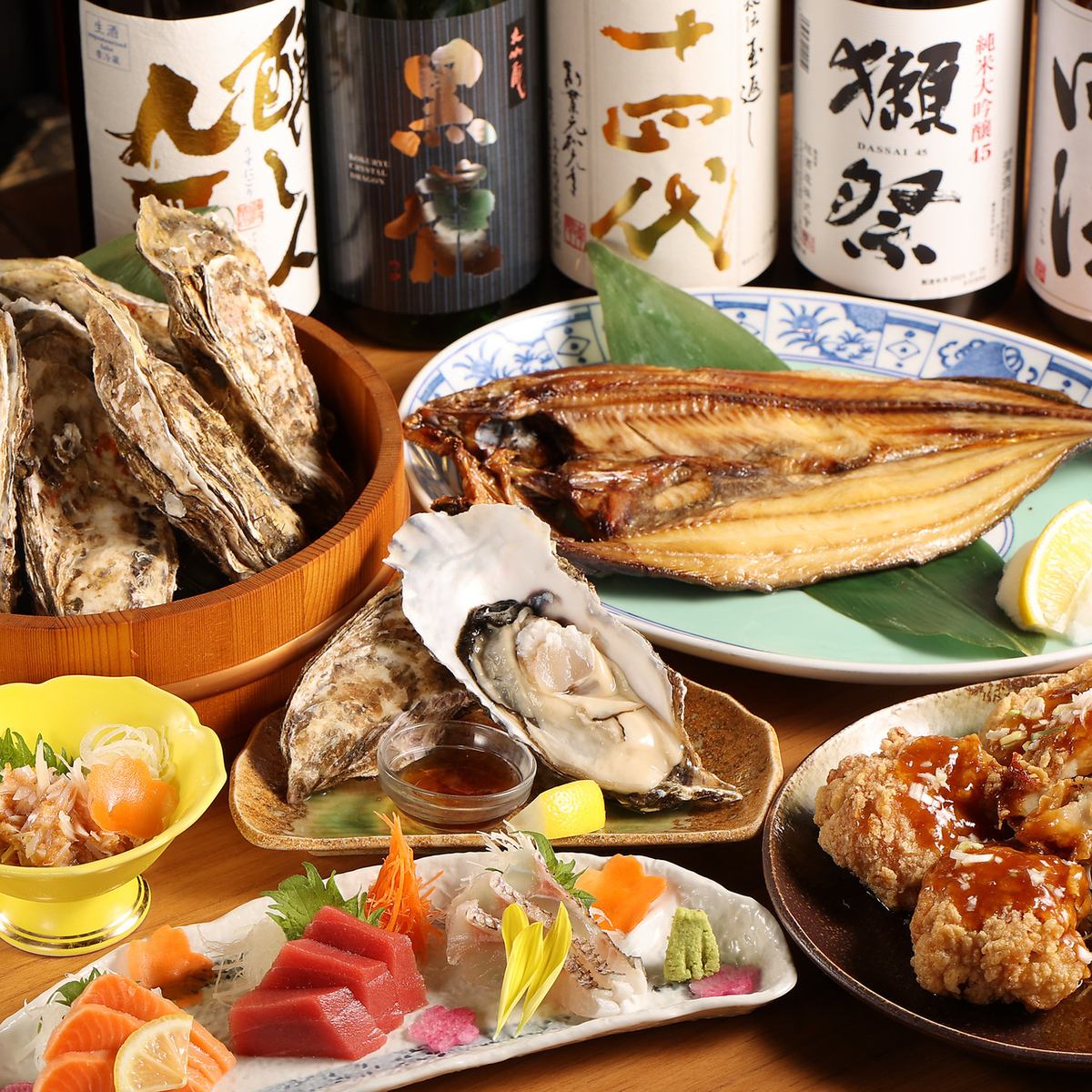 上質な和モダン空間が魅力☆北海道の旨い料理×全国各地の日本酒をご堪能いただけます