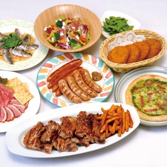 6/１～【2時間飲み放題付】みんなでエンジョイ！「ザコバパック」全9品4,500円｜宴会 飲み会