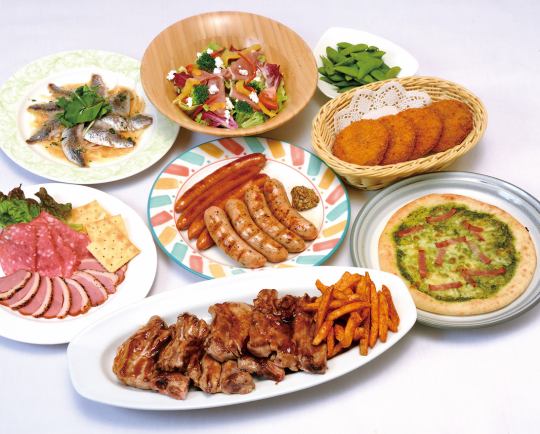 6/１～【2時間飲み放題付】みんなでエンジョイ！「ザコバパック」全9品4,500円｜宴会 飲み会