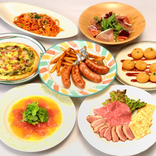 自10月1日起，ZA・KO・BA的經典「新啤酒套餐」包含2小時無限暢飲，當天即可訂購！共7種商品，售價4,000日圓