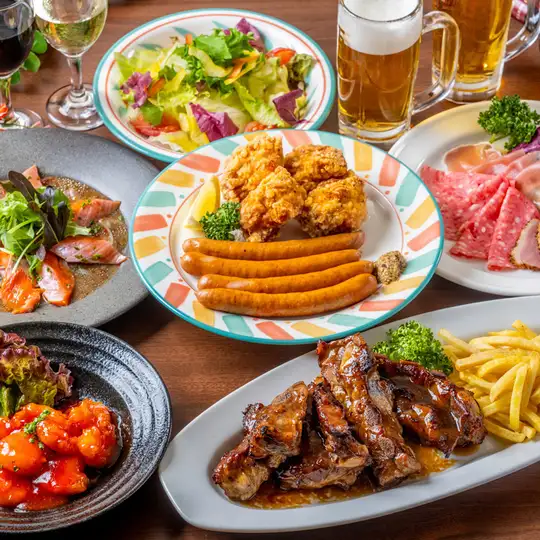 9月~ スペアリブパック 5000円 【120分飲み放題付】