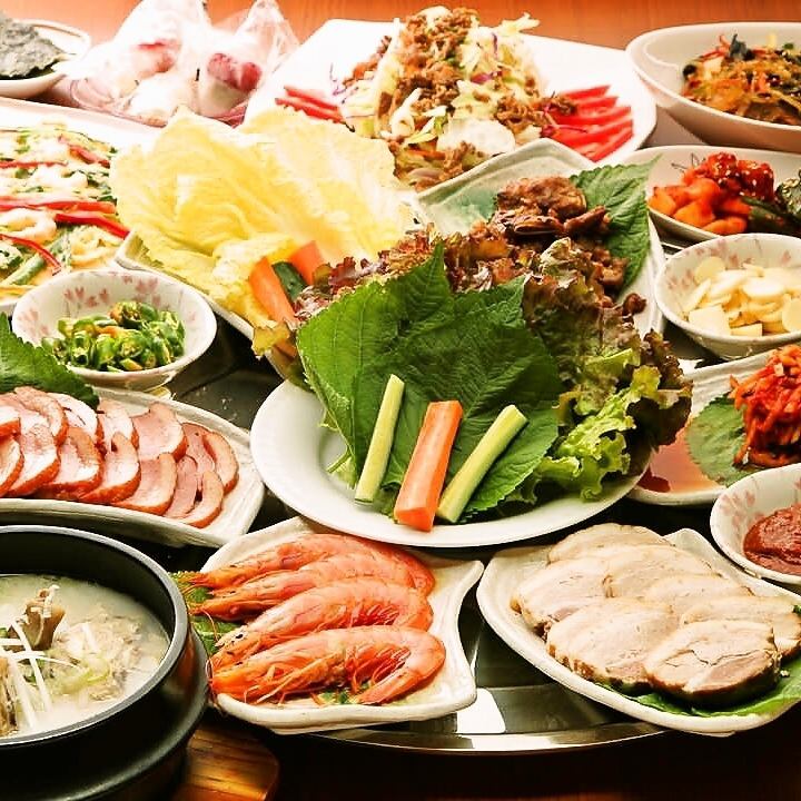 [November only] Tax-included 2980 yen! Popular with all-you-can-drink for 2 hours ☆ Domestic Samgyeopsal course!