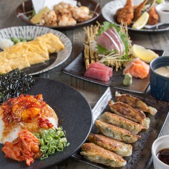 【90分飲み放題付き】迷ったらオススメ◆団体飲み放題コース<全8品>6000円(税込)