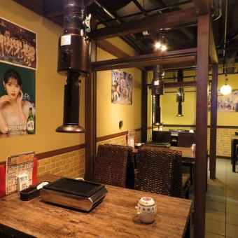 [Table seats] Private reservations and banquets for large groups are OK! [Takadanobaba, Waseda, Nishi-Waseda, Private rooms, Korean food, Izakaya, All-you-can-eat, All-you-can-drink, All-you-can-eat and drink, Samgyeopsal, Yakiniku]