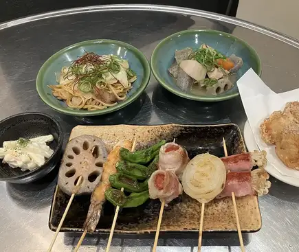 테판 이자카야 기노【꼬치구이 코스】