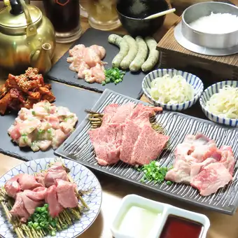 【20:30以降スタート限定】絶品ホルモン等全10品！飲み放題付き♪4000円(税込)