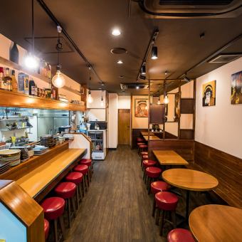 2名がけテーブル席