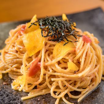 ガーリック明太パスタ