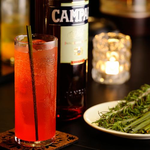 自製檸檬草（迷迭香）Campari Spumoni