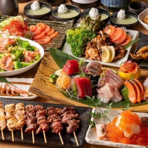 【居屋套餐】8道菜品+3小时无限畅饮，4000日元