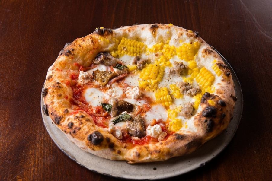Pizzaスタジオーニ　ハーフ&ハーフのピッツァ