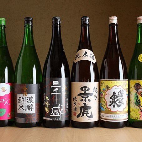 The compatibility between Japanese food and sake is outstanding.Make your meal more delicious