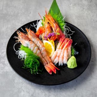 Assorted 3 Kinds of Shrimp Sashimi