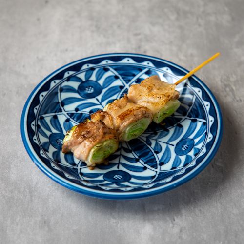 長ネギ豚巻き串