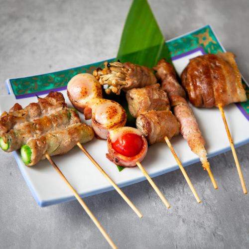 肉巻き串盛り5種