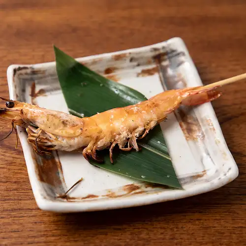 神のえび塩焼き