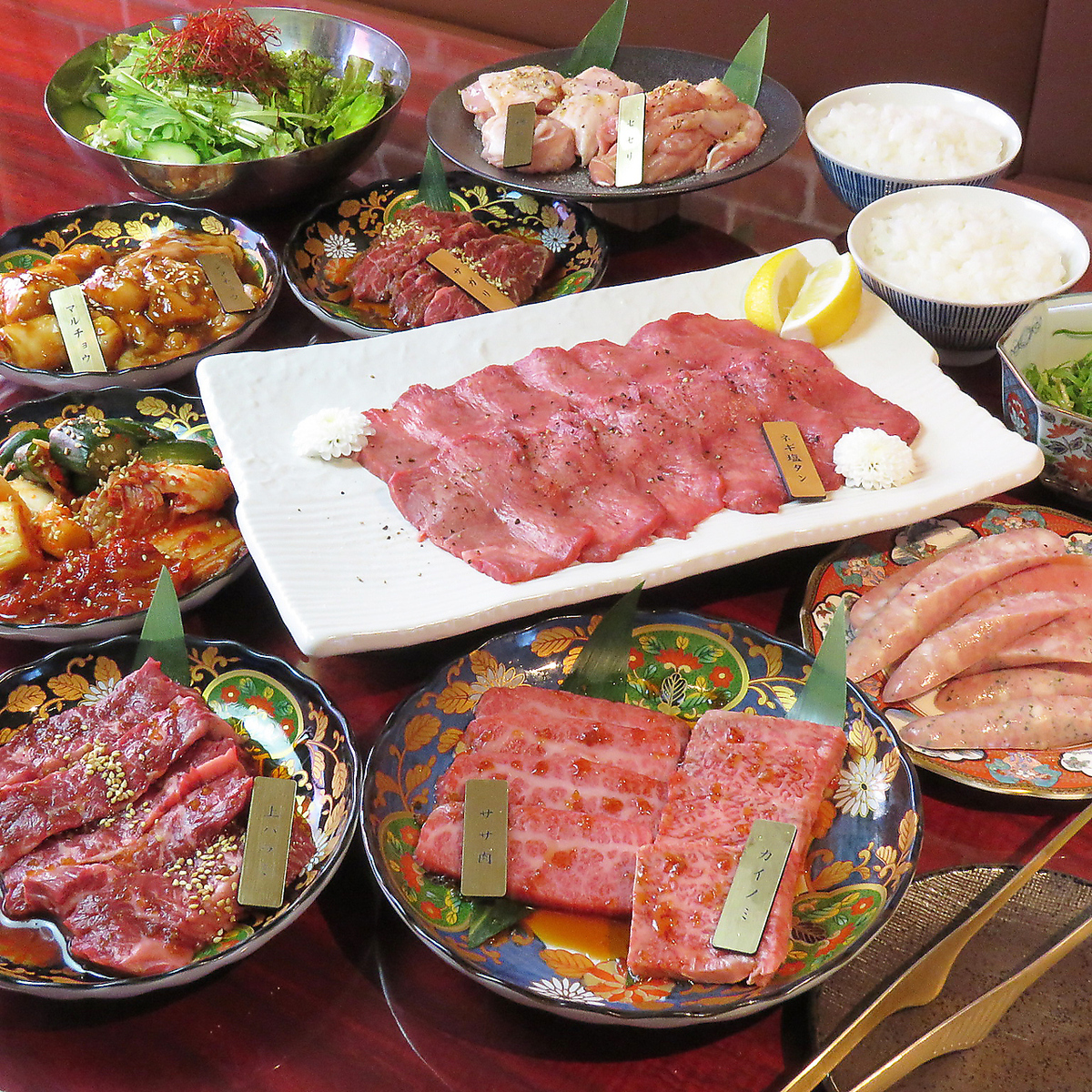 こだわりのお肉を自分の好みでご堪能ください♪
