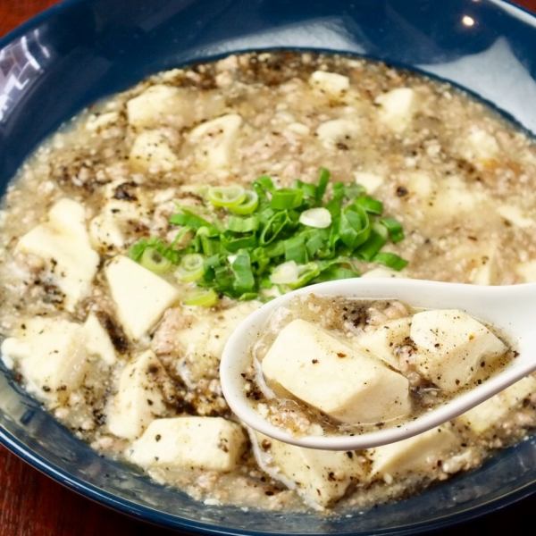 Healthy white mapo tofu