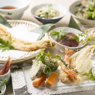 [Tempura Course Kirabi] Our specialty tempura full course - all-you-can-eat option available for +2200 yen