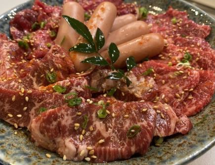 【お得★】国産牛を含め内容10品とあれこれ食べれて満腹のコースです!!