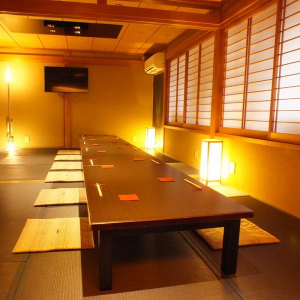 If you connect private rooms on the second floor, you can use it for a maximum of 25 people.The seat layout can be changed freely.