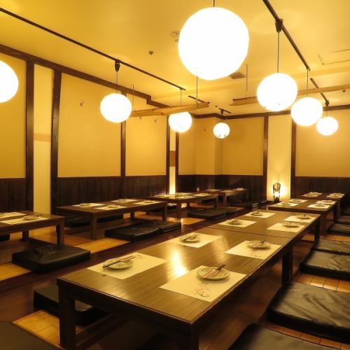 大小様々なお席をご用意