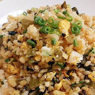 自家製博多辛子高菜の炒飯