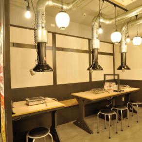 The seats are one step higher at the back of the store.Maximum 20 people allowed! Make your reservation early!