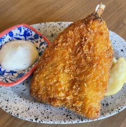 あじフライのフィッシュ&チップス