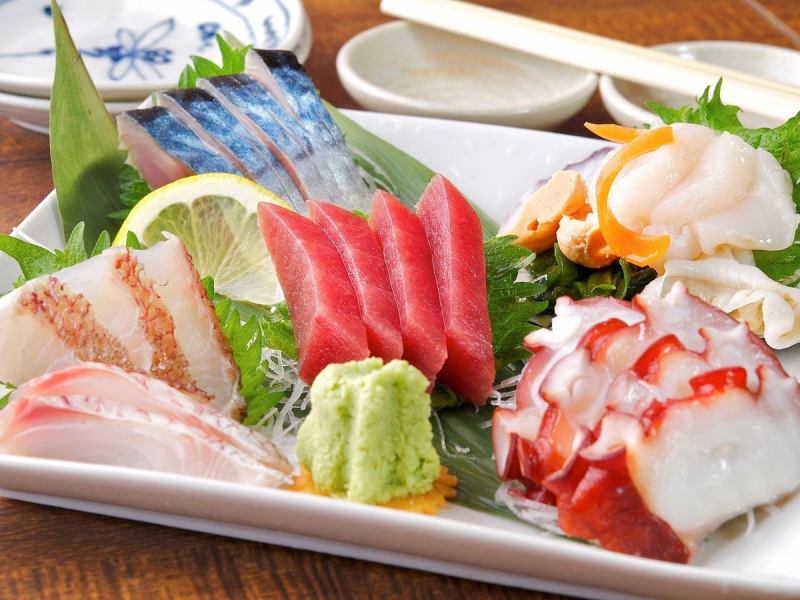 [Recommended] Five-piece seafood sashimi