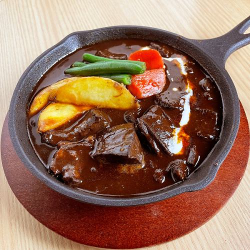 Beef tongue stew