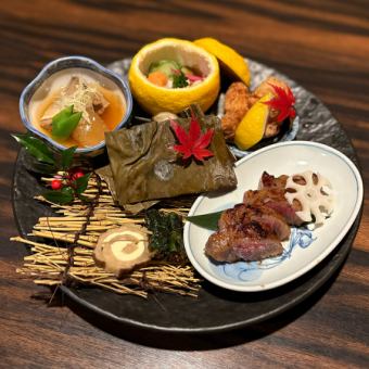 [December / Individually Served] Yasaburo Michinoku Shikisai Course [2 hours of all-you-can-drink included / 8,000 yen]