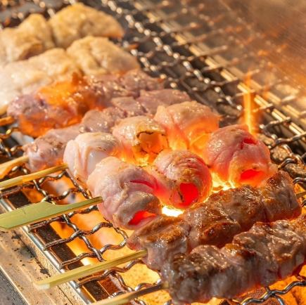 【2時間飲み放題付】《ちょいコース》人気のアミタン・トロレバー・せせり・鶏皮など全8品！